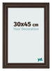 Photo Frame 30x45cm Oak Dark MDF Lazio Front Size | Yourdecoration.co.uk