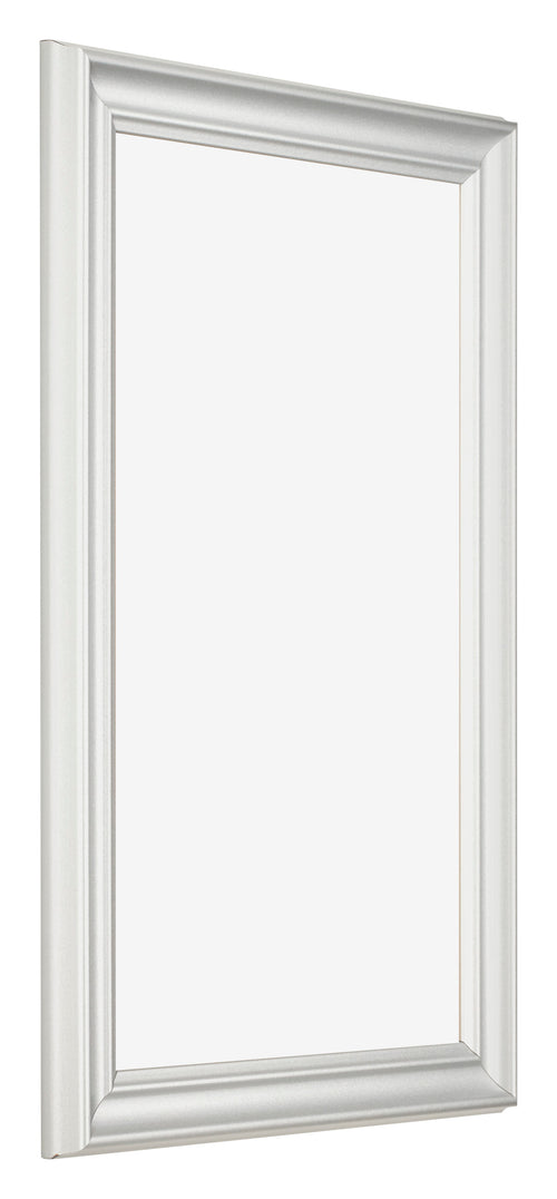 Photo Frame 30x50cm White Swept MDF Lazio Front Oblique | Yourdecoration.co.uk