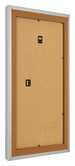 Photo Frame 33x48cm Silver Matte MDF Lazio Back Oblique | Yourdecoration.co.uk