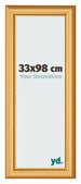 Photo Frame 33x98cm Gold Matte MDF Lazio Front Size | Yourdecoration.co.uk