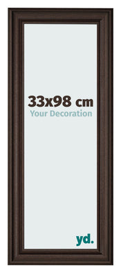 Photo Frame 33x98cm Oak Dark MDF Lazio Front Size | Yourdecoration.co.uk