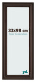 Photo Frame 33x98cm Oak Dark MDF Lazio Front Size | Yourdecoration.co.uk