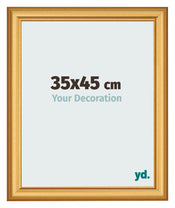 Photo Frame 35x45cm Gold Matte MDF Lazio Front Size | Yourdecoration.co.uk