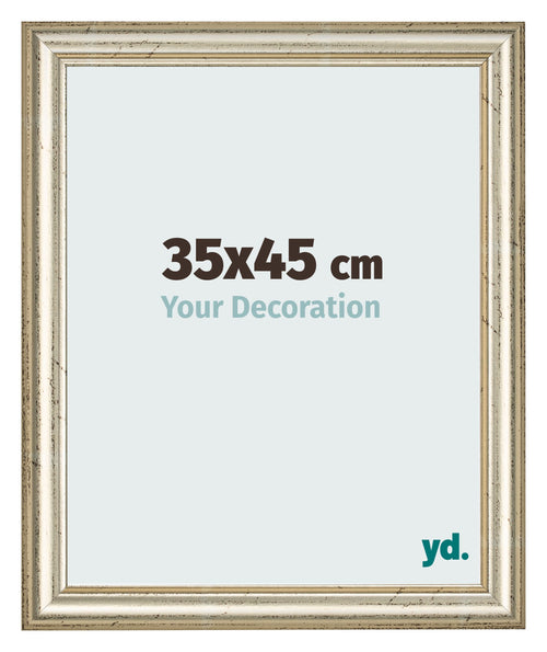 Photo Frame 35x45cm Metallic Gloss MDF Lazio Front Size | Yourdecoration.co.uk