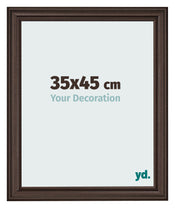 Photo Frame 35x45cm Oak Dark MDF Lazio Front Size | Yourdecoration.co.uk