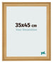 Photo Frame 35x45cm Pine Woodgrain MDF Lazio Front Size | Yourdecoration.co.uk