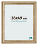 Photo Frame 36x49cm Gold Antique MDF Lazio Front Size | Yourdecoration.co.uk