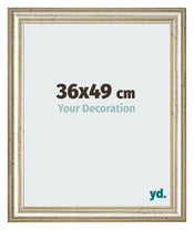 Photo Frame 36x49cm Metallic Gloss MDF Lazio Front Size | Yourdecoration.co.uk