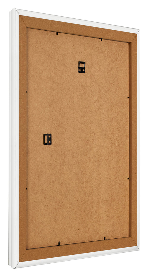 Photo Frame 36x49cm White Swept MDF Lazio Back Oblique | Yourdecoration.co.uk
