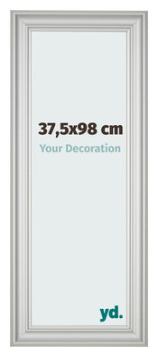 Photo Frame 37 5x98cm Silver Matte MDF Lazio Front Size | Yourdecoration.co.uk