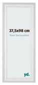 Photo Frame 37 5x98cm White Swept MDF Lazio Front Size | Yourdecoration.co.uk