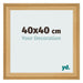Photo Frame 40x40cm Pine Woodgrain MDF Lazio Front Size | Yourdecoration.co.uk