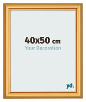 Photo Frame 40x50cm Gold Matte MDF Lazio Front Size | Yourdecoration.co.uk