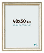 Photo Frame 40x50cm Metallic Gloss MDF Lazio Front Size | Yourdecoration.co.uk
