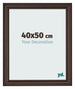 Photo Frame 40x50cm Oak Dark MDF Lazio Front Size | Yourdecoration.co.uk