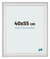 Photo Frame 40x55cm White Swept MDF Lazio Front Size | Yourdecoration.co.uk