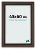Photo Frame 40x60cm Oak Dark MDF Lazio Front Size | Yourdecoration.co.uk