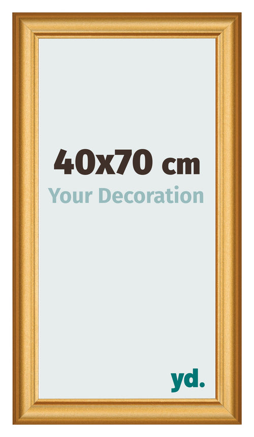 Photo Frame 40x70cm Gold Matte MDF Lazio Front Size | Yourdecoration.co.uk