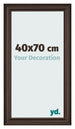 Photo Frame 40x70cm Oak Dark MDF Lazio Front Size | Yourdecoration.co.uk