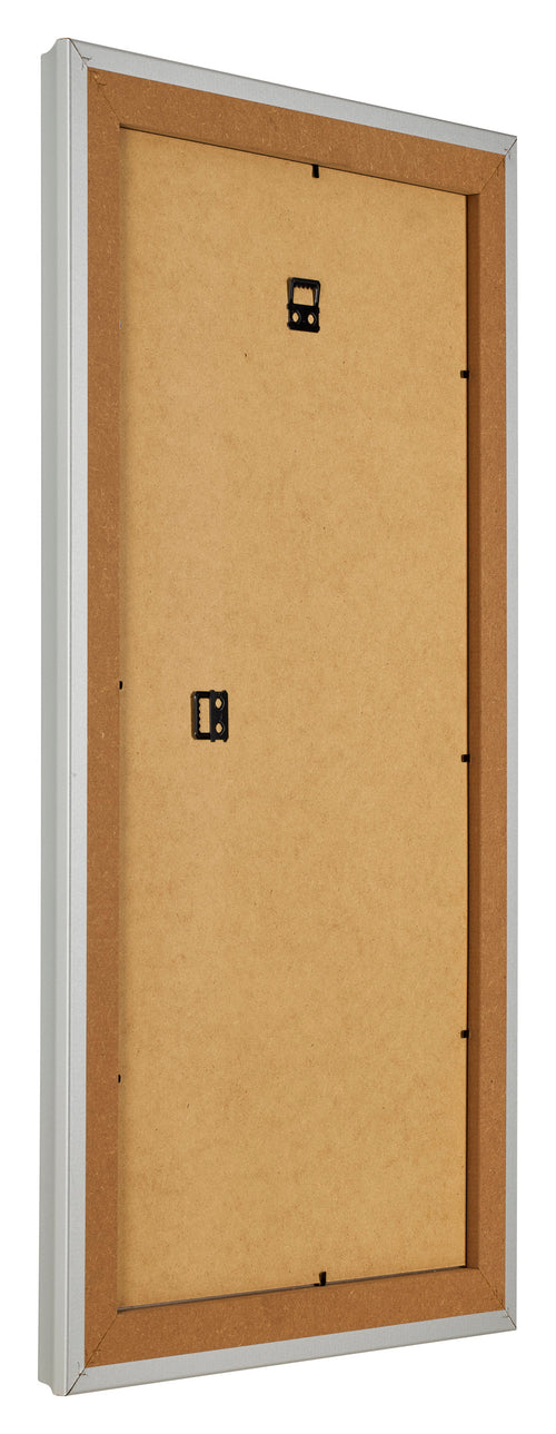 Photo Frame 40x70cm Silver Matte MDF Lazio Back Oblique | Yourdecoration.co.uk