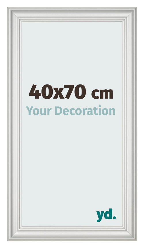 Photo Frame 40x70cm White Swept MDF Lazio Front Size | Yourdecoration.co.uk
