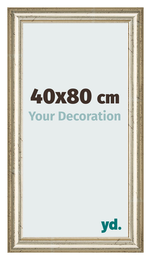 Photo Frame 40x80cm Metallic Gloss MDF Lazio Front Size | Yourdecoration.co.uk