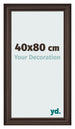Photo Frame 40x80cm Oak Dark MDF Lazio Front Size | Yourdecoration.co.uk
