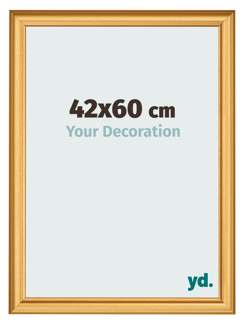Photo Frame 42x60cm Gold Matte MDF Lazio Front Size | Yourdecoration.co.uk