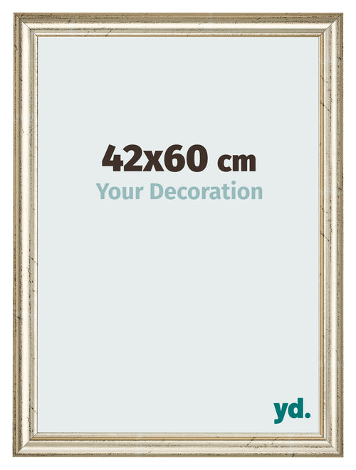 Photo Frame 42x60cm Metallic Gloss MDF Lazio Front Size | Yourdecoration.co.uk