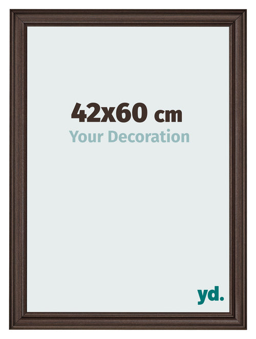Photo Frame 42x60cm Oak Dark MDF Lazio Front Size | Yourdecoration.co.uk
