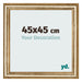 Photo Frame 45x45cm Gold Antique MDF Lazio Front Size | Yourdecoration.co.uk