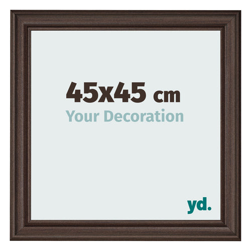 Photo Frame 45x45cm Oak Dark MDF Lazio Front Size | Yourdecoration.co.uk