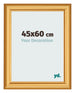 Photo Frame 45x60cm Gold Matte MDF Lazio Front Size | Yourdecoration.co.uk