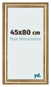 Photo Frame 45x80cm Gold Antique MDF Lazio Front Size | Yourdecoration.co.uk