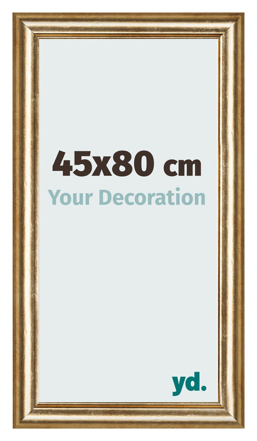 Photo Frame 45x80cm Gold Antique MDF Lazio Front Size | Yourdecoration.co.uk