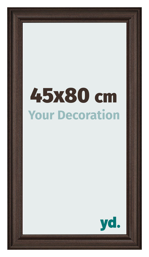 Photo Frame 45x80cm Oak Dark MDF Lazio Front Size | Yourdecoration.co.uk