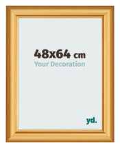Photo Frame 48x64cm Gold Matte MDF Lazio Front Size | Yourdecoration.co.uk