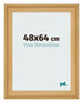 Photo Frame 48x64cm Pine Woodgrain MDF Lazio Front Size | Yourdecoration.co.uk
