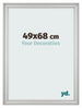 Photo Frame 49x68cm Silver Matte MDF Lazio Front Size | Yourdecoration.co.uk