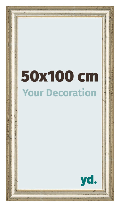 Photo Frame 50x100cm Metallic Gloss MDF Lazio Front Size | Yourdecoration.co.uk