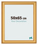Photo Frame 50x65cm Gold Matte MDF Lazio Front Size | Yourdecoration.co.uk