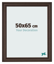 Photo Frame 50x65cm Oak Dark MDF Lazio Front Size | Yourdecoration.co.uk