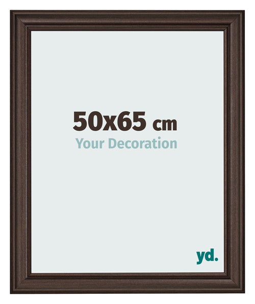 Photo Frame 50x65cm Oak Dark MDF Lazio Front Size | Yourdecoration.co.uk