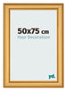 Photo Frame 50x75cm Gold Matte MDF Lazio Front Size | Yourdecoration.co.uk