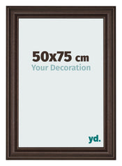 Photo Frame 50x75cm Oak Dark MDF Lazio Front Size | Yourdecoration.co.uk