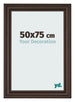 Photo Frame 50x75cm Oak Dark MDF Lazio Front Size | Yourdecoration.co.uk