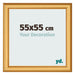 Photo Frame 55x55cm Gold Matte MDF Lazio Front Size | Yourdecoration.co.uk