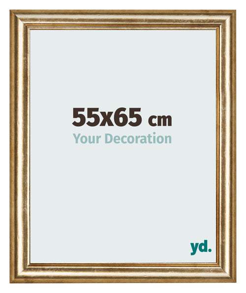 Photo Frame 55x65cm Gold Antique MDF Lazio Front Size | Yourdecoration.co.uk