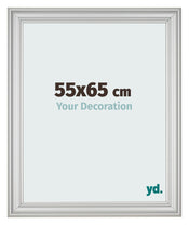 Photo Frame 55x65cm Silver Matte MDF Lazio Front Size | Yourdecoration.co.uk