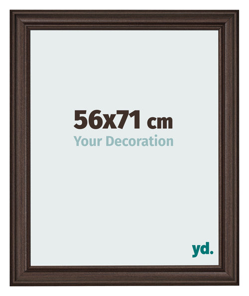 Photo Frame 56x71cm Oak Dark MDF Lazio Front Size | Yourdecoration.co.uk
